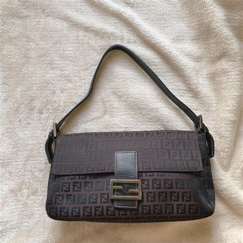 fendi zucca roller bag|vintage fendi baguette bag.